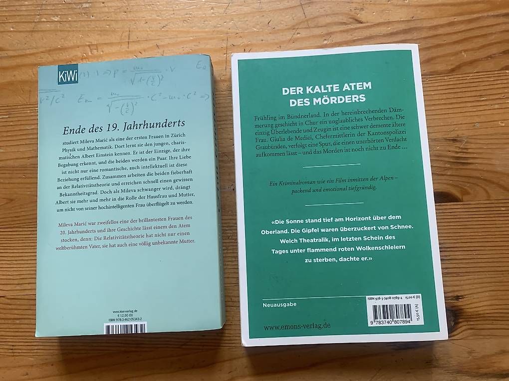Libri: Frau Einstein, Bündner Irrlichter – Usato da Wabern venduto da walsn1 1