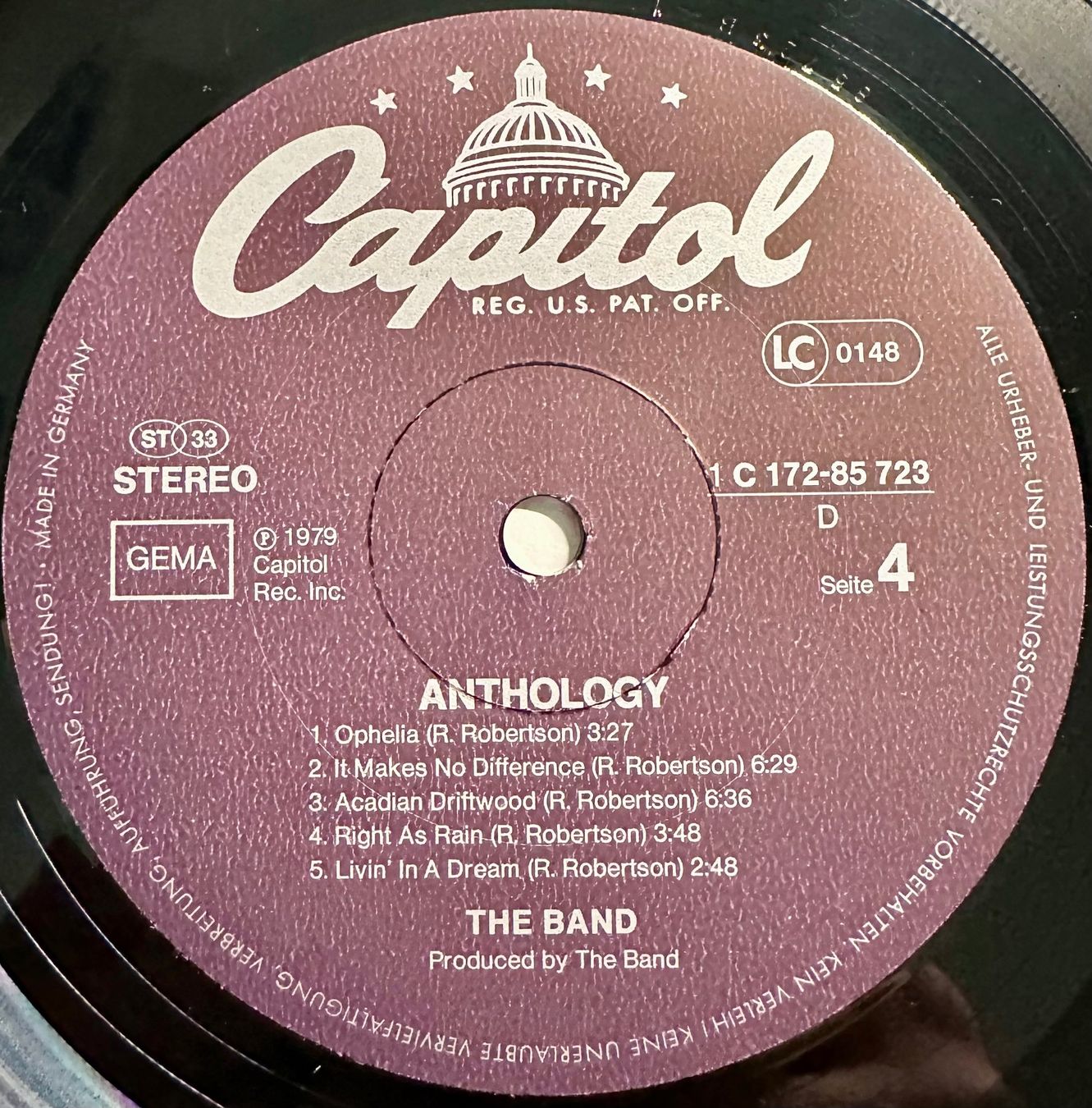 Dischi in vinile: The Band - Anthology // LPs: VG+; Sleeve: VG+ – Usato da Zürich venduto da saltbee 6