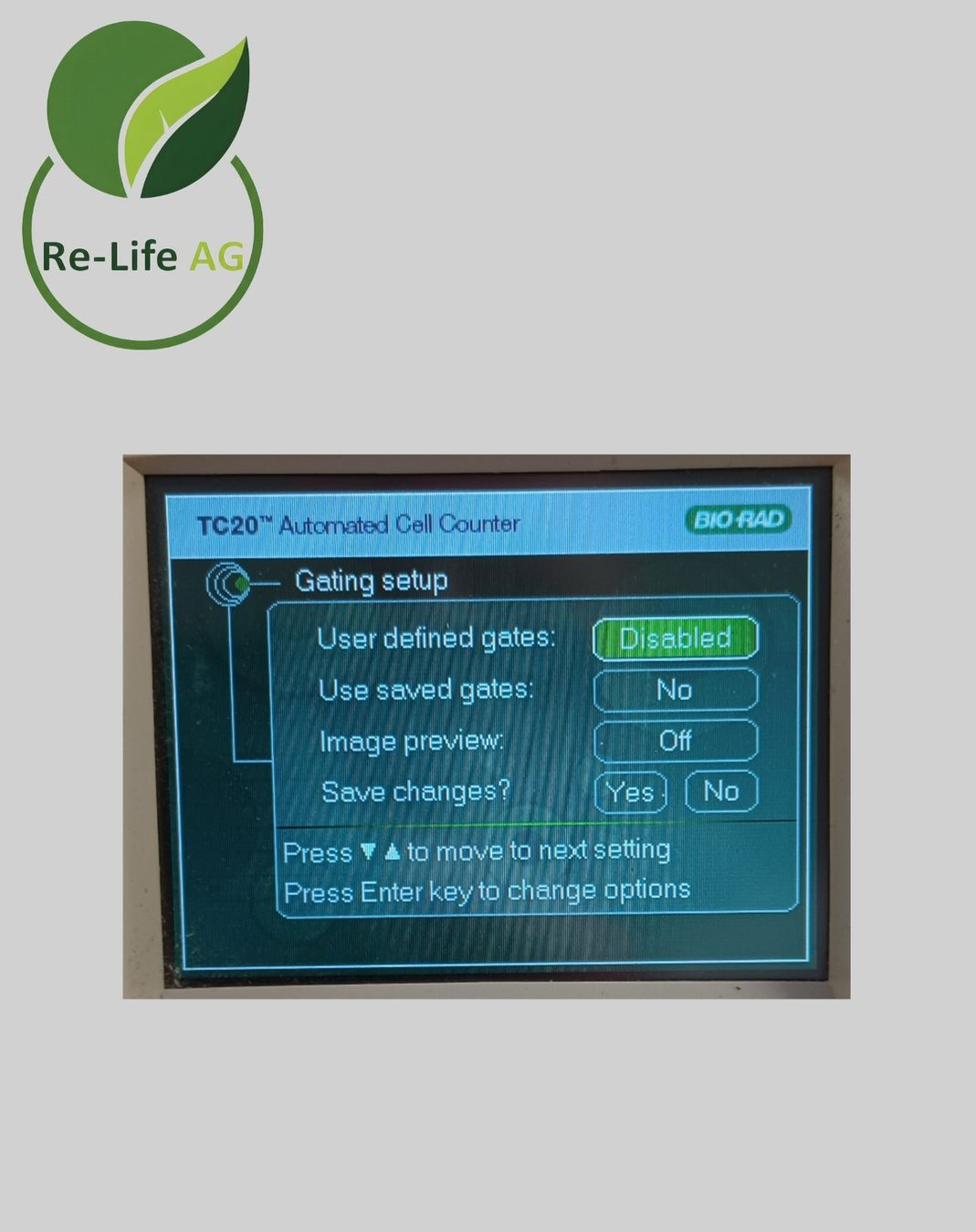 Tutte le macchine: Bio-Rad TC20 Automated Cell Counter – Usato da Reinach BL venduto da Re-LifeAG_Labor 9