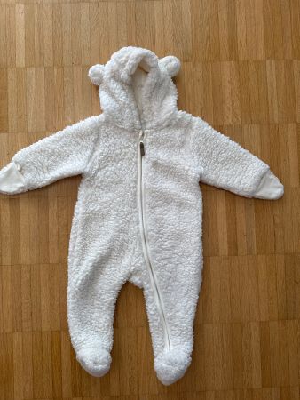Schneeanzug Baby, weiss, Grösse 68