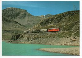 BERNINA OSPIZIO Berninabahn, Bahn nach Alp Grüm
