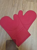 Backhandschuhe Rot Silikon Hitzebeständig 2 Stück