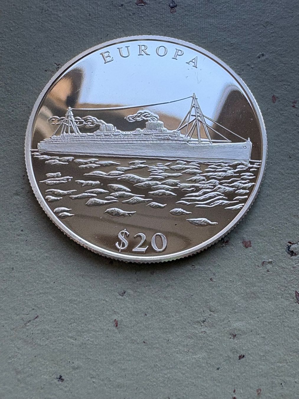 Tutti le monete: Liberia 2000 20 Dollars Silbermedaille – Usato da Zürich venduto da mysilvercoin