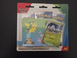 Pokemon Tech-Sticker-Kollektion 30 Jahre Neu OVP DE