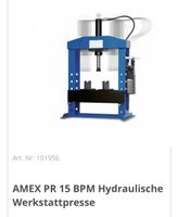 AMEX PR 15 BPM Hydraulische Werkstattpresse