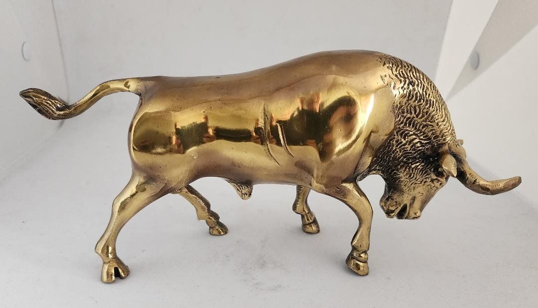 Statuette: Grosse wunderschöne Bronze Stier Figur, Neu!! – Nuovo (secondo la descrizione) da Lima- Peru venduto da Alpaka-Haus 1