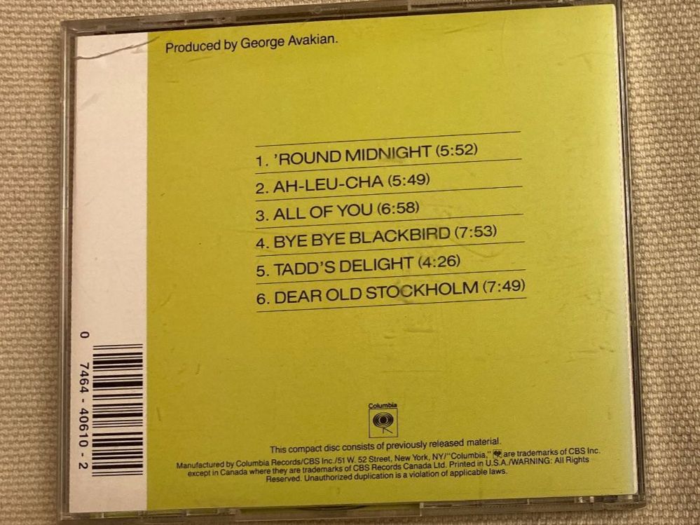 CD: CD, Miles Davis, Round about midnight – Usato da Baden venduto da Yoyo1 1