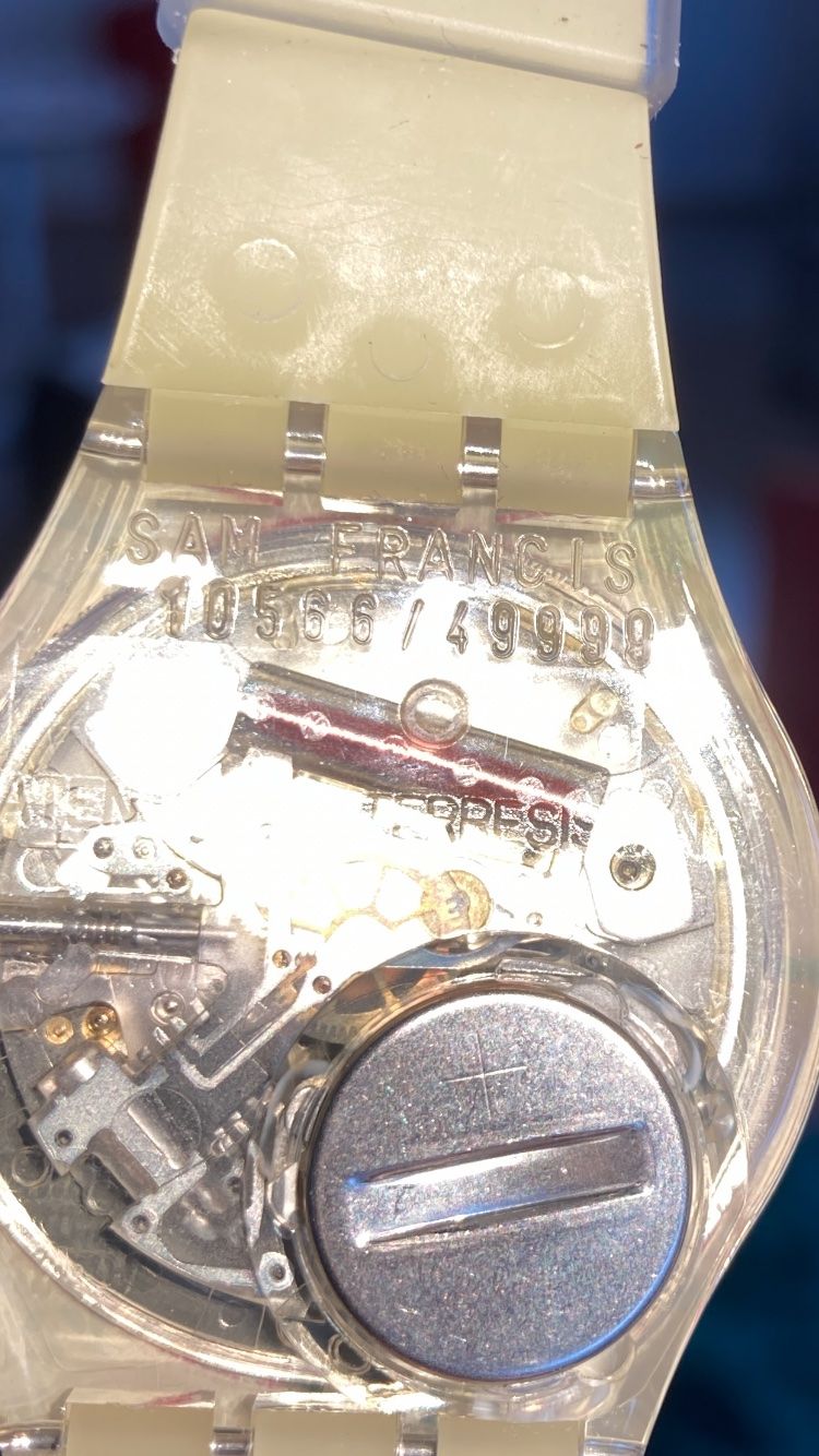 Swatch Orologi: Swatch Sam Francis, 1992, OVP – Nuovo e nell'imballaggio originale da Meilen venduto da Oldiepoldi 3