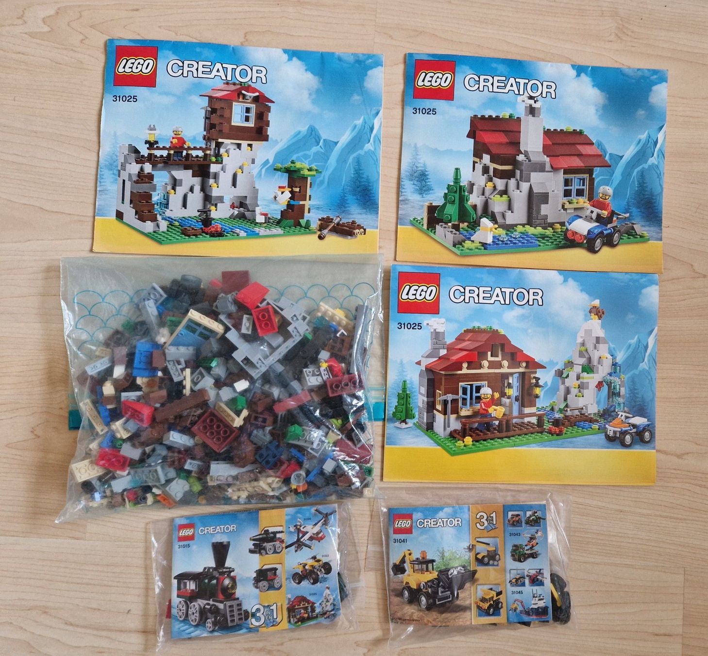 Lego Kit di costruzioni: Lego Creator 31025, 31041, 31015 – Nuovo (secondo la descrizione) da Disentis/Mustér venduto da GinaMaFu