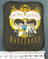 MIICHAEL JACKSON " DANGEROUS " AUFNÄHER PATCH OHNE LEIM