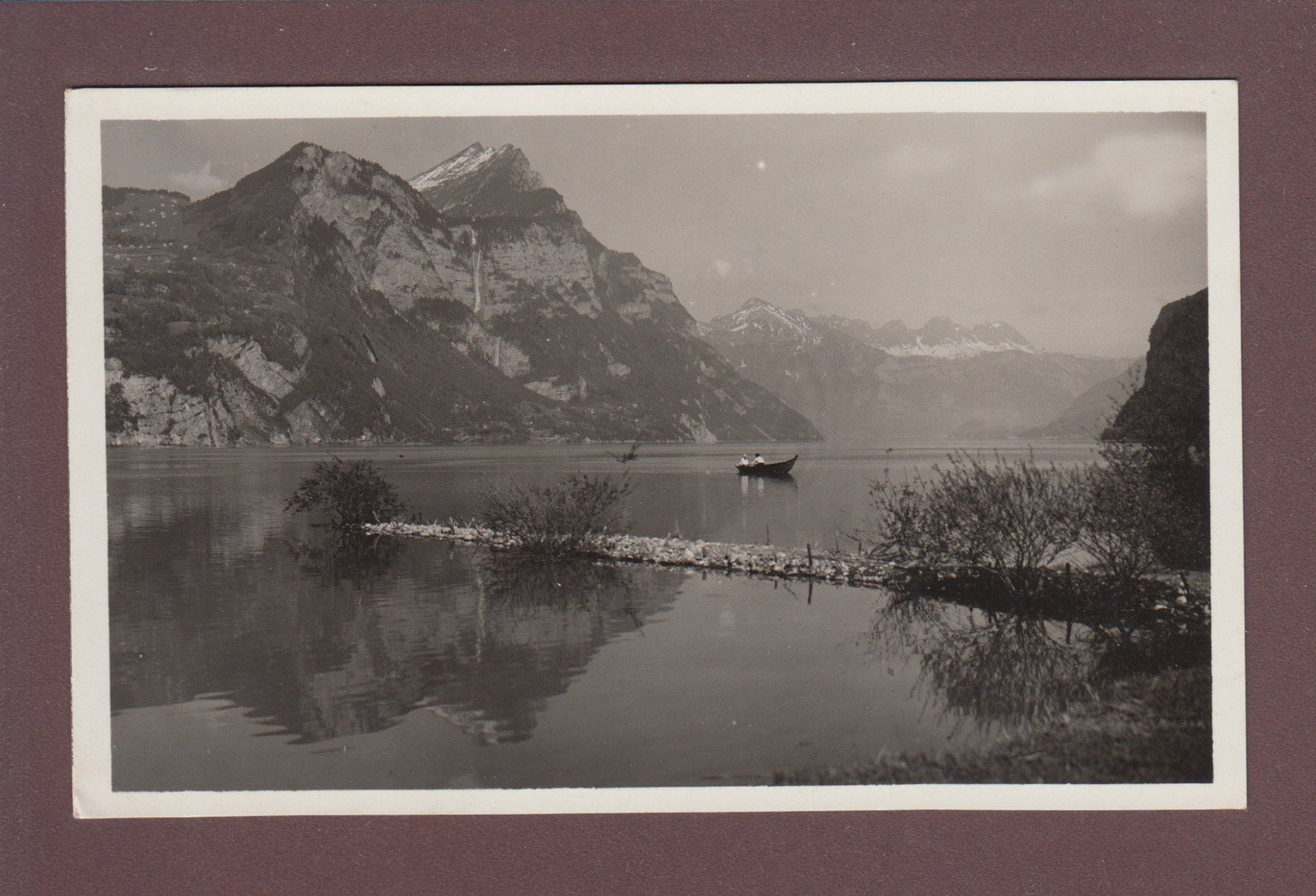 Cartoline postali: Am WALENSEE - 1939 – Usato da Pully venduto da nicecards