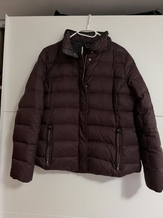 Damen Daunenjacke dunkelbraun wie neu