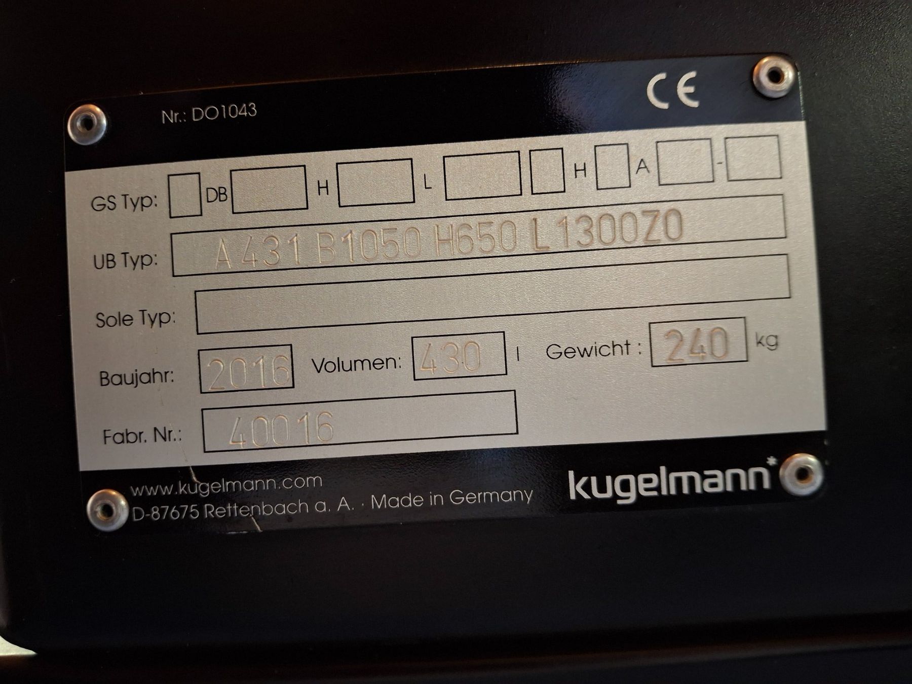 Alle Maschinen: Salzstreuer Kugelmann Winterdienst Kommunal – Gebraucht aus Goldingen von occhandel 7