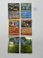 6 Pokemon Karten Set gemischt gemischt mit Holo