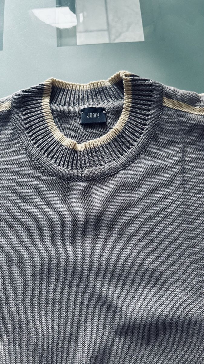 Joop Maglioni & Felpe: JOOP Pullover Herren Taupe mit Rippenstruktur. – Usato da Watt venduto da Beautiful 1