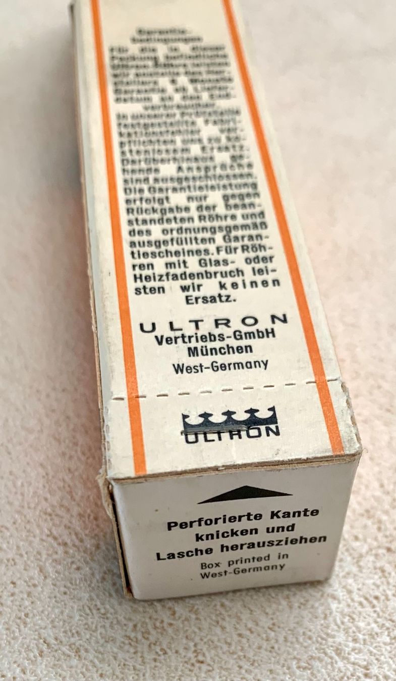 Componenti elettronici: Röhre / Radioröhre ECLL800, NOS, Ultron – Nuovo (secondo la descrizione) da Biel/Bienne venduto da Oldradio 1
