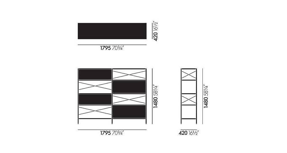 Vitra Scaffali: Vitra Eames Storage ESU Shelf 4 OH – Usato da Zollikofen venduto da OberliAG 7