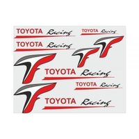 Toyota Racing Motorsport Aufkleber Sticker Bogen (Art. 2233)