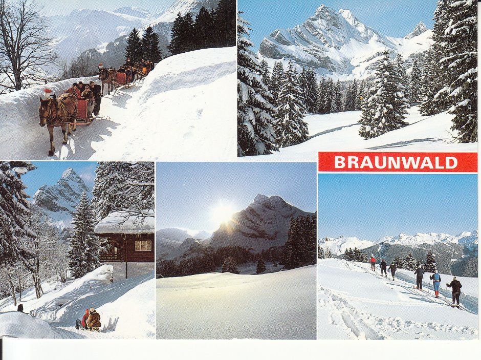 Cartoline postali: Braunwald 1987 – Usato da Bürglen TG venduto da StampGraf