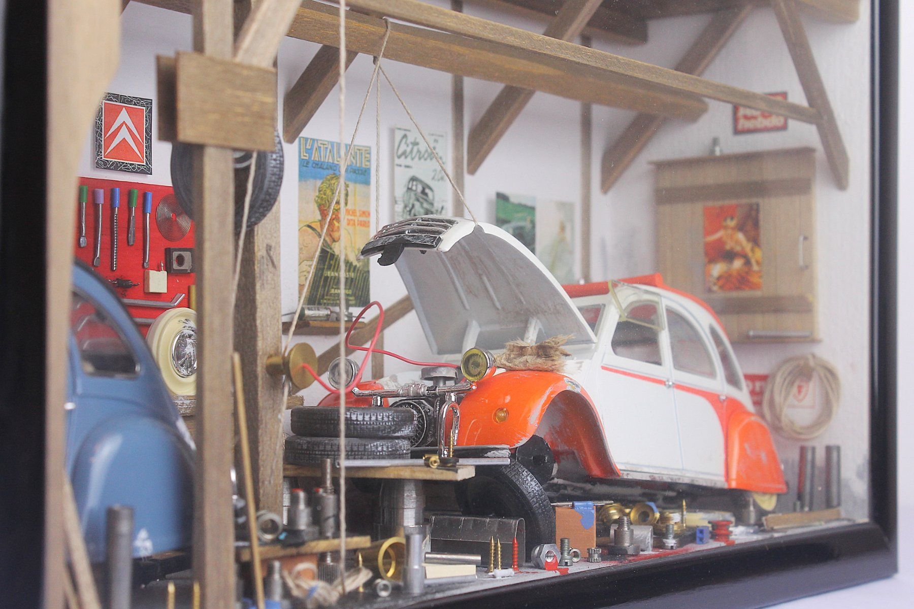 Citroën Modellini d'auto: Patrick Richard - Citroën 2 CV - Car Garage Series – Usato da Reinach BL venduto da bk_brockireinach 2