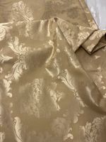 Magnifique tissu damas jaune