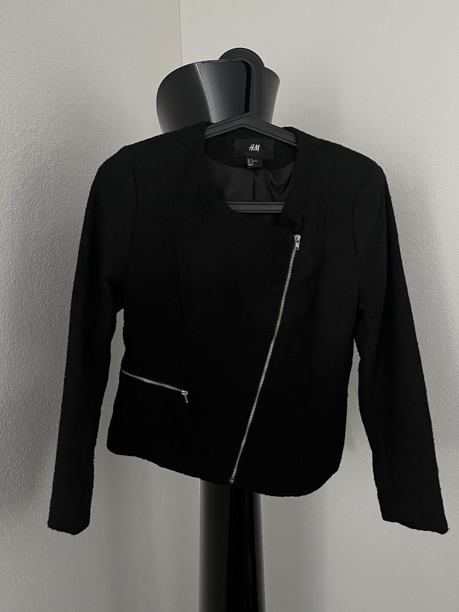 H&M Giacche: Übergangsjacke Damen schwarz Gr. 38 H&M – Usato da Hinwil venduto da dire07