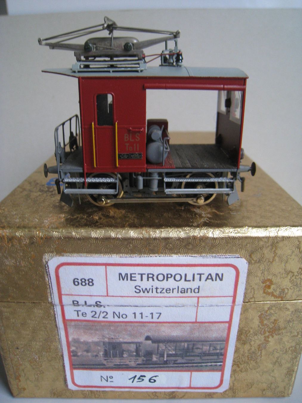 Metropolitan Modellini di ferrovie: Metrop Te 2/2 BLS-Rangierlok Nummer 11,  688 – Nuovo (secondo la descrizione) da Buchs ZH venduto da swiss-train