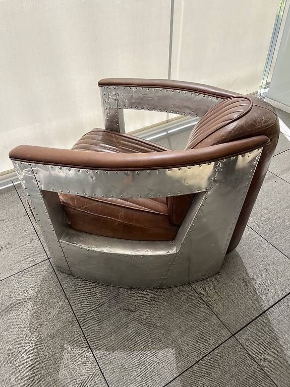Sessel: Fauteuil Aviateur en cuir – Gebraucht aus Pully von friporte11 1