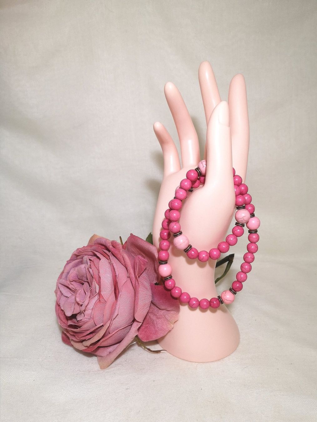 Catenine: altrosa-rosa Steink. - Spendenaktion – Nuovo (secondo la descrizione) da Unterkulm venduto da Nachtigall 4