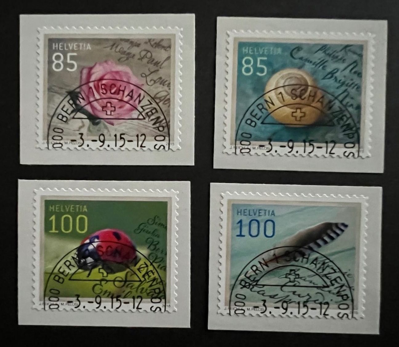 Tutti i francobolli: CH-Marken 2015 Ersttag gestempelt Halbmond – Nuovo (secondo la descrizione) da Hünenberg See venduto da wer_5286