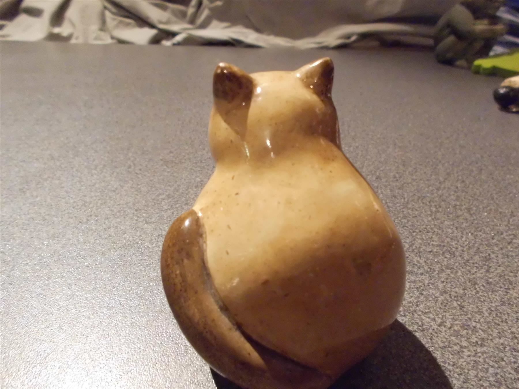 Figuren: Katze hellbraun/dick – Gebraucht aus Zürich von abraxas1291 1