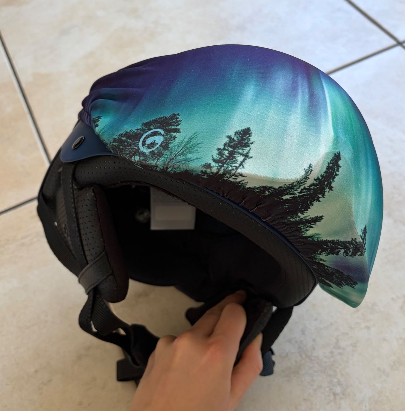CP Caschi: Skihelm mit Visier Dunkelblau, cp premium helmets ag – Usato da Brüttisellen venduto da Fabiii.st 6