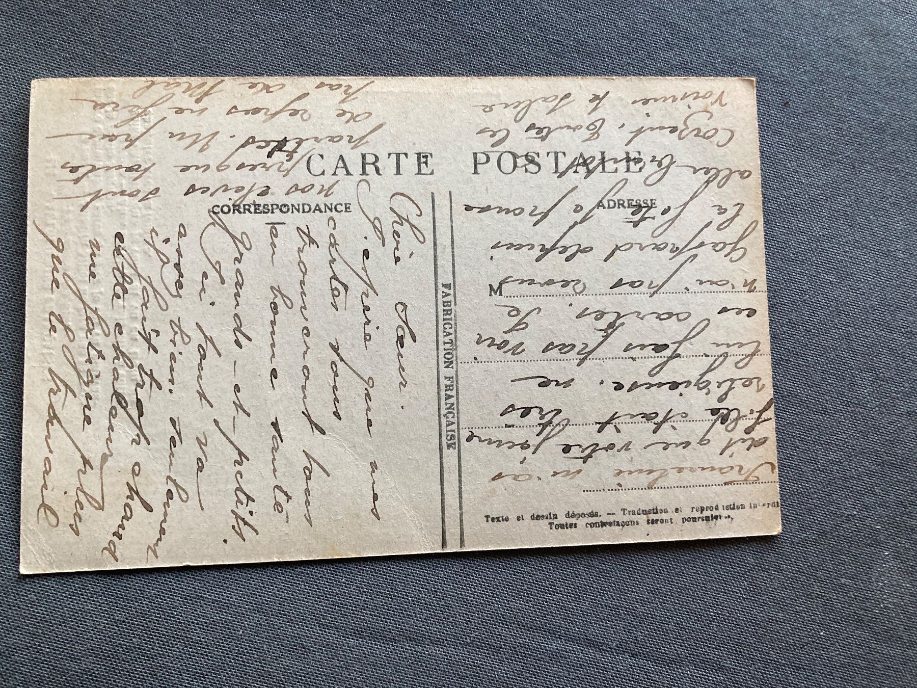Ansichtskarten: Antike Postkarte - "Gauloiseries Francaises" - – Gebraucht aus Zürich von mik_h9ty 1