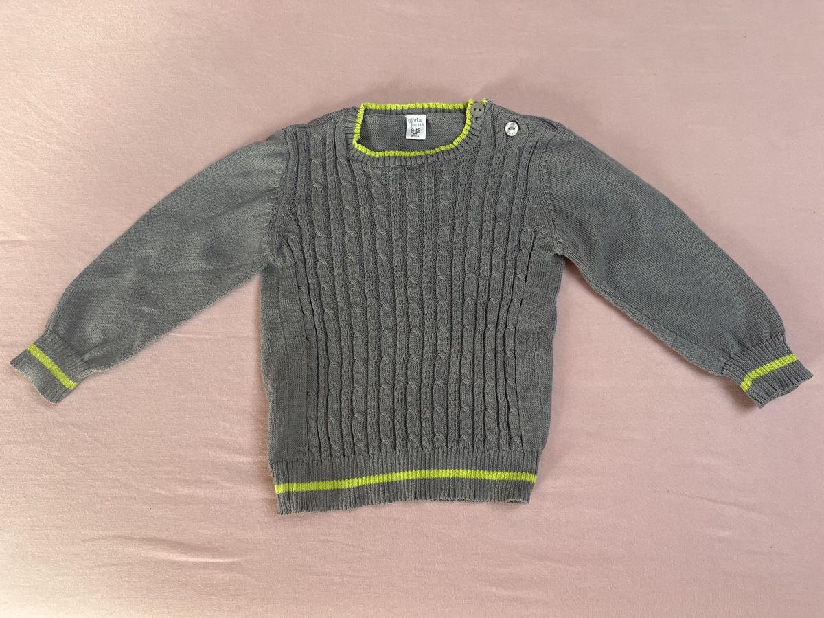 Maglioni & Felpe: Grauer Strickpullover Gr. 80, Gloria Jeans – Usato da Kaisten venduto da saleforfun