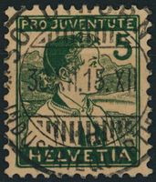 1915 - Pro Juventute - Voll Stempel - Solothurn SOS