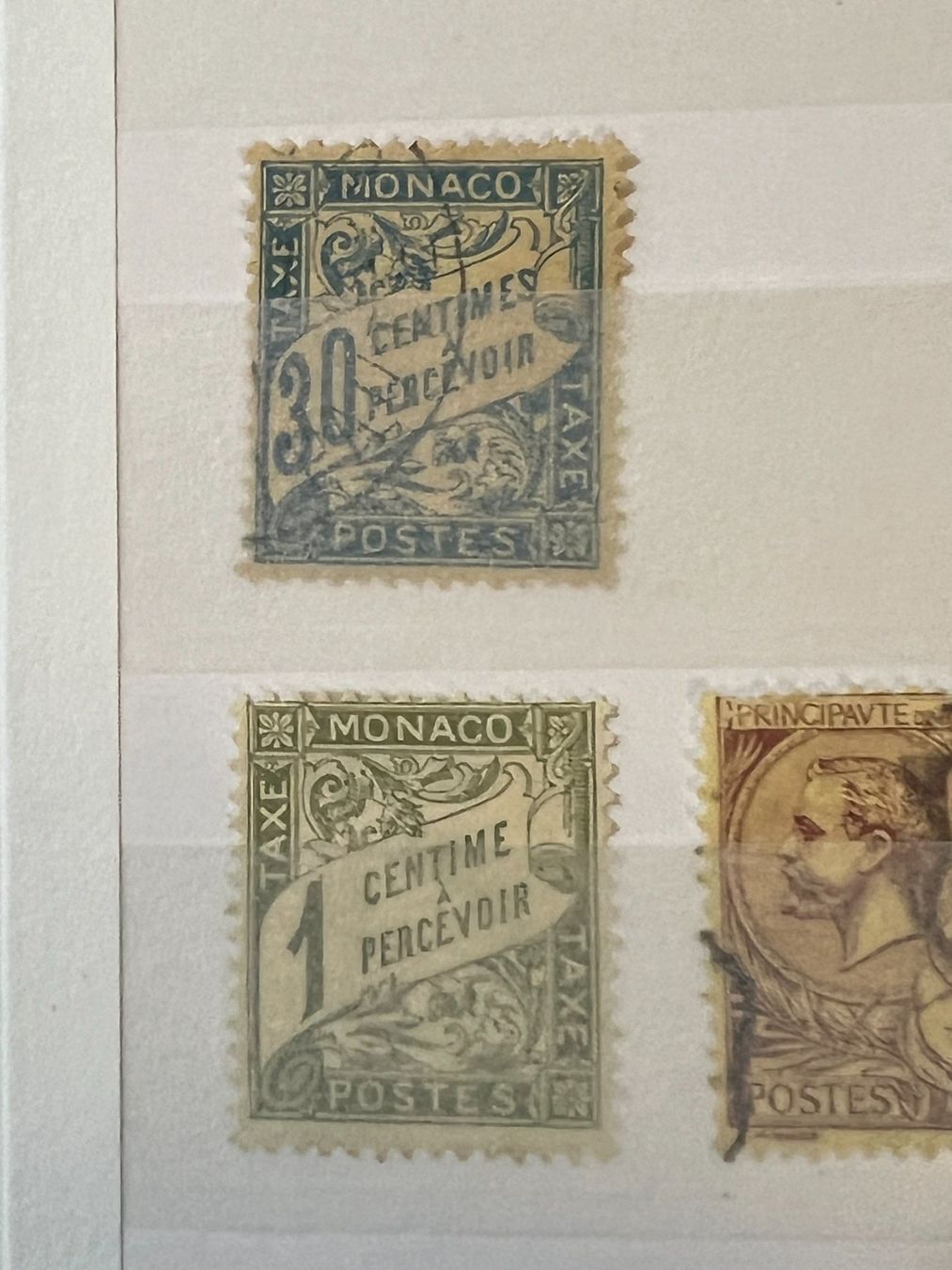 Tutti i francobolli: () 7 timbres Monaco anciens – Usato da Lausanne venduto da ffhoud 5