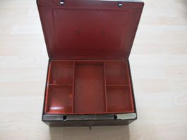 Geldkassette Eisen Antik Mit Schloss Und Schlüssel 5 Kilo