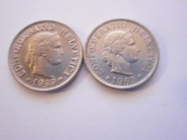 2 x 5 Rp. unz  1949+1965