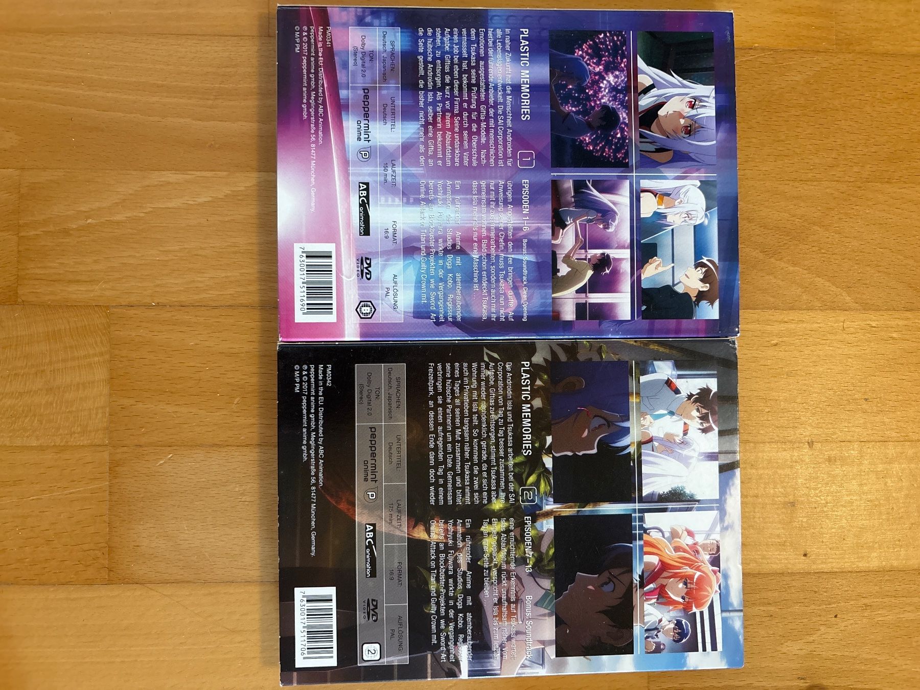 Tutti i DVDs: DVD Plastic Memories Staffel 2 Episodes 7-13 – Usato da Gachnang venduto da lar_8bl8 1