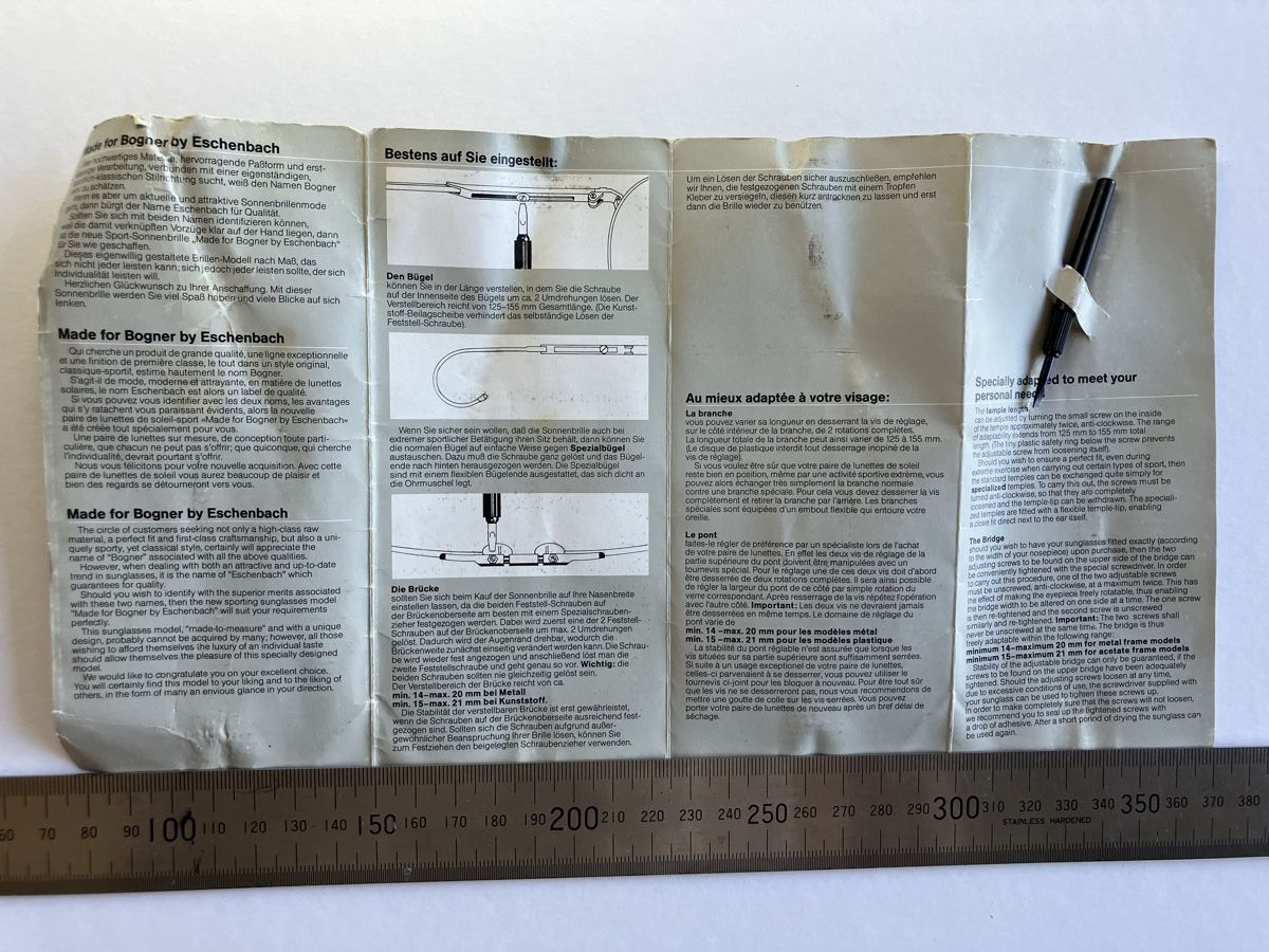 Bogner Brillen & Gläser: Vintage Bogner Sonnenbrille – Gebraucht aus St.Gallen von Collage.sg 9