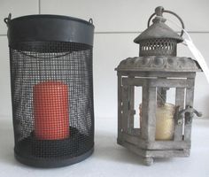 2 versch. Laternen/Windlichter, NEU