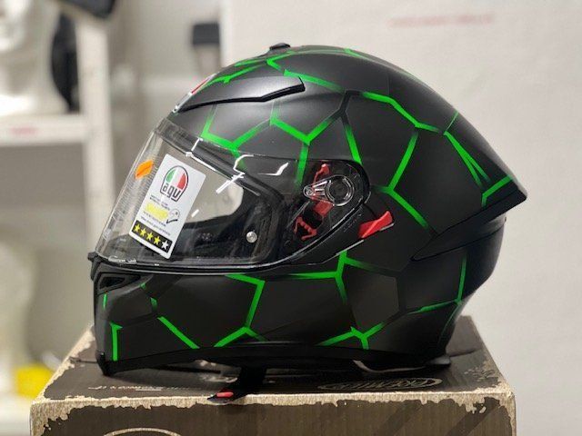 AGV Helme & Visiere: Casco Agv K5 S Multi VULCANUM Nero Verde S – Neu und originalverpackt aus Chiasso von motoutlet 1