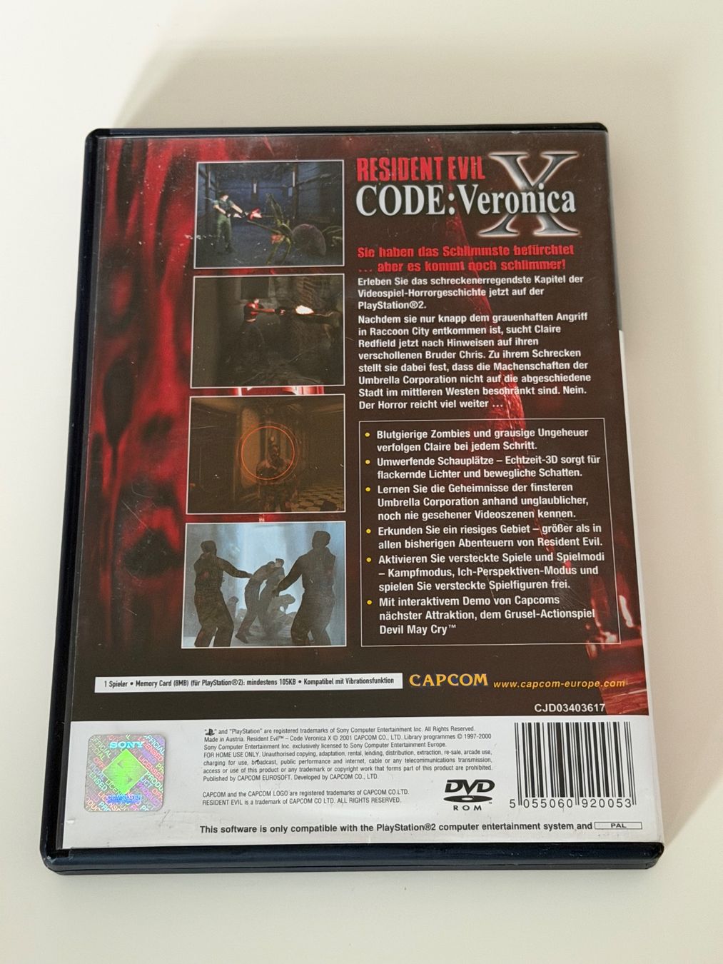 Sony Jeux: PlayStation 2 Resident Evil Code: Veronica X – D'occasion à Altstätten SG par sheamus 1