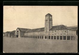 AK Basel, Der neue Bad. Bahnhof, 1915