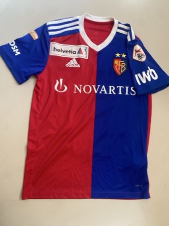Matchworn FC Basel Trikot Aldo Kalulu Cup Adidas
