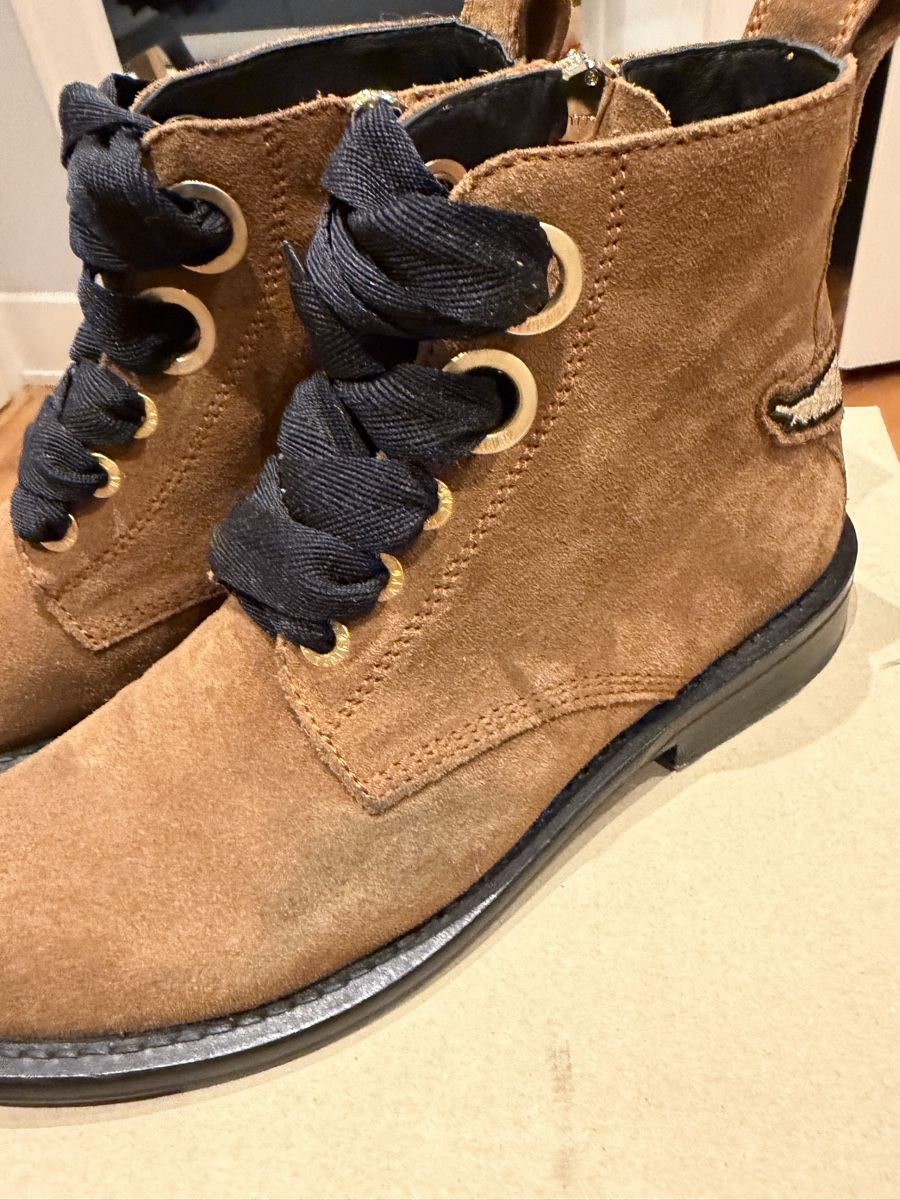 Zadig & Voltaire Damenschuhe: Zadig&Voltaire brown leather ankle boots size 39 – Gebraucht aus Genève von jud_xrl8 2