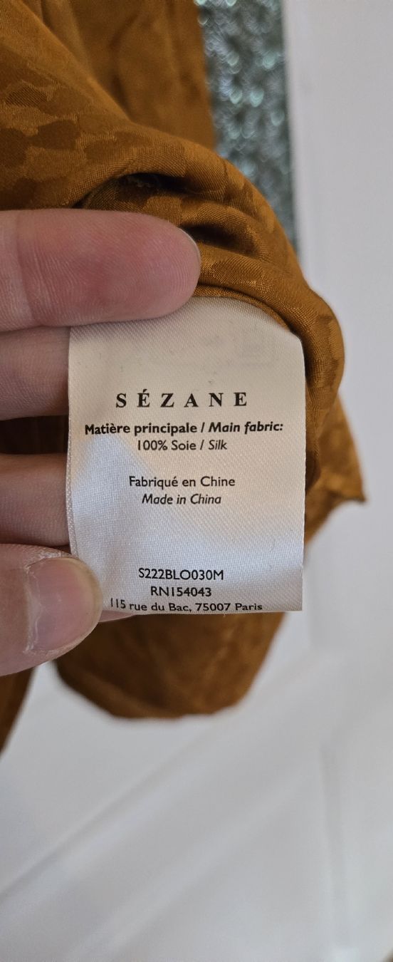 Sezane Blusen: Seidenbluse Sezane Gr40 Neu – Neu und originalverpackt aus Basel von 056rm 4