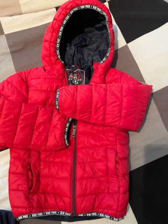 Rote Übergangsjacke für Kinder, Grösse 122
