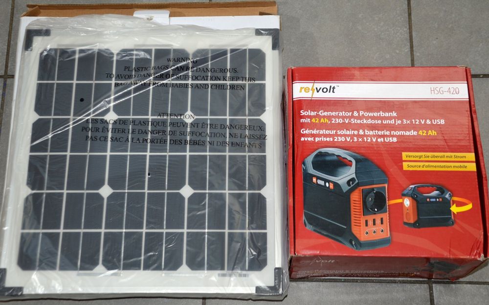 Revolt Hsg-420 Solarpanel Powerbank Powerstation – EKAGMA