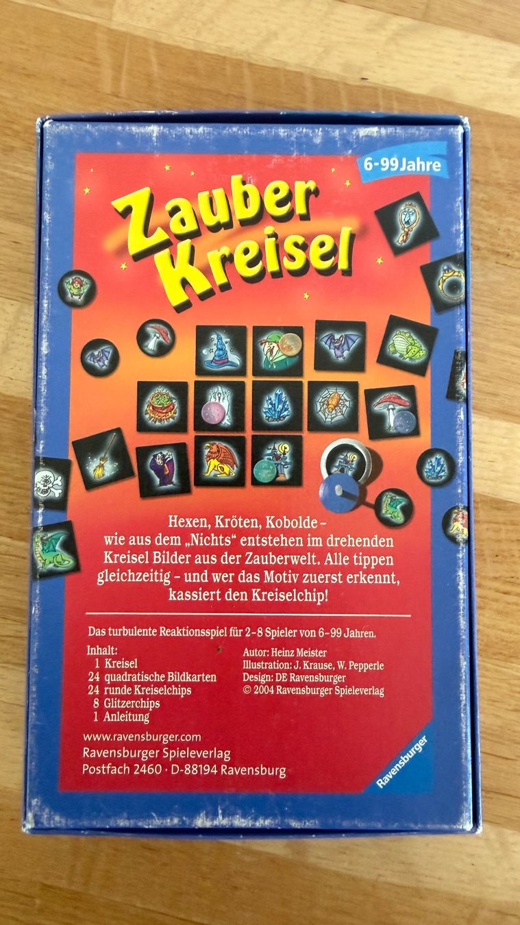 Ravensburger Giochi: Spiel - RAVENSBURGER Zauberkreisel – Usato da Winterthur venduto da Secondhand-Family 1